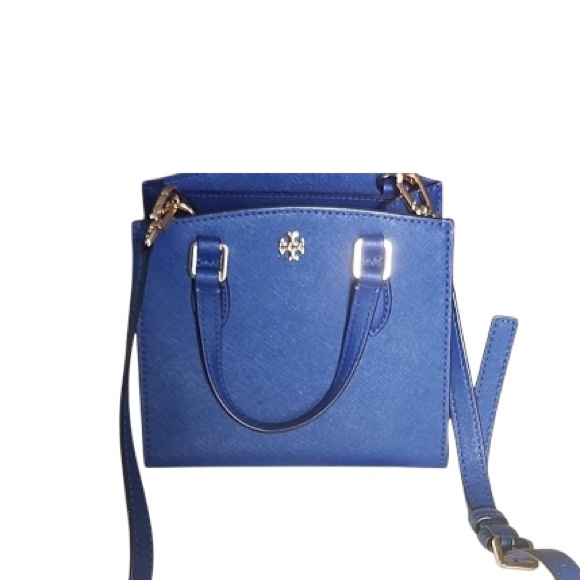 Tory Burch Handbags - Tory Burch Blue Satchel New